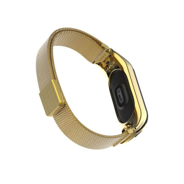Ремешок Gasta Milanese Magnetic V2 for Xiaomi Mi Band 3 color Gold