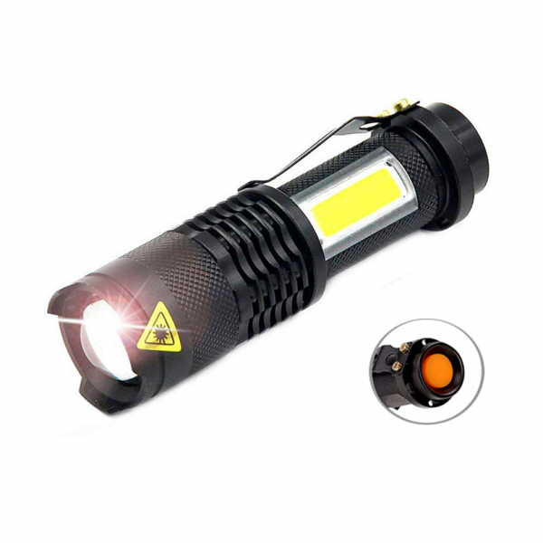 Фонарик Shustar S-002-COB XPE IPX4 800 Lumen black