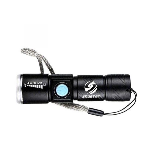 Фонарик Shustar S-007-USB XR-E Q5 800мАч IPX7 600 Lumen black