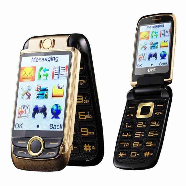 H-Mobile V998 (BLT V998) gold. Dual color screen. Flip