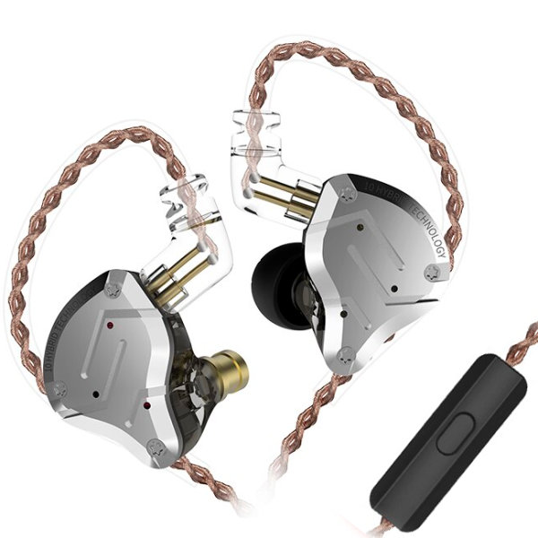 Наушники KZ ZS10 Pro с микрофоном black