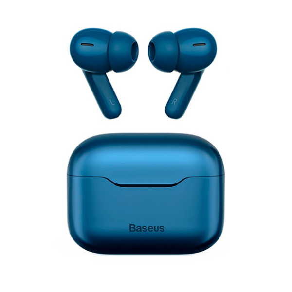 Наушники Baseus S1 Pro blue. Wireless charging