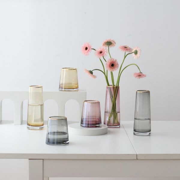 Ваза Xiaomi Yuihome Decor Colorful Simple Glass Flower 12.5см (Black)